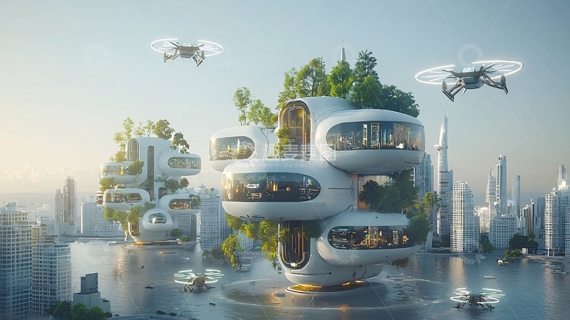 高清大图下载【趣麦麦图】未来城市