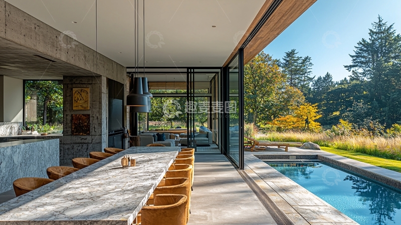 高清大图下载【趣麦麦图】现代简约别墅58