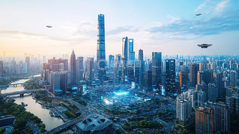 高清大图下载【趣麦麦图】未来都市