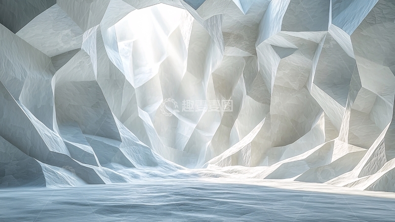高清大图下载【趣麦麦图】抽象水晶洞穴