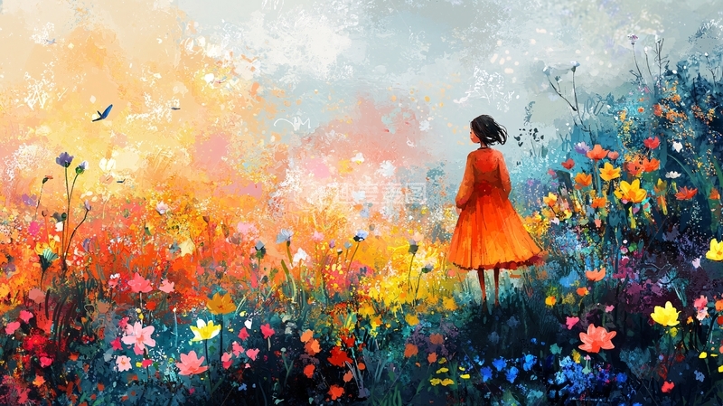 高清大图下载【趣麦麦图】女孩