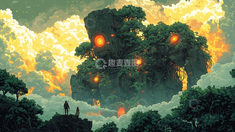 高清大图下载【趣麦麦图】巨树