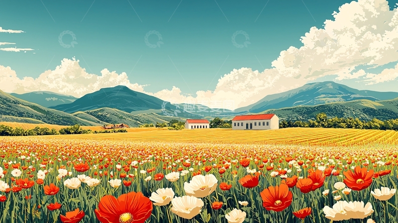 高清大图下载【趣麦麦图】田园风光323