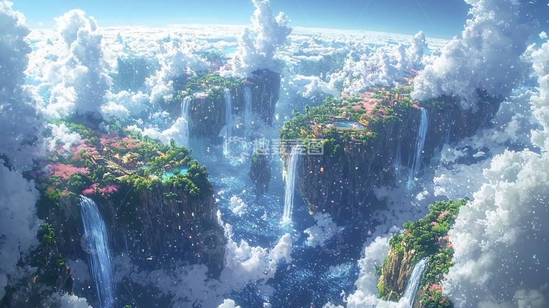 高清大图下载【趣麦麦图】云端仙境