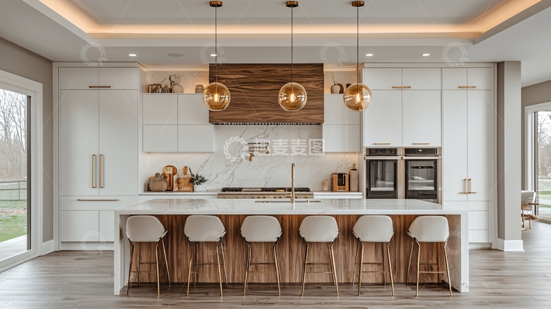 高清大图下载【趣麦麦图】现代简约风格厨房60