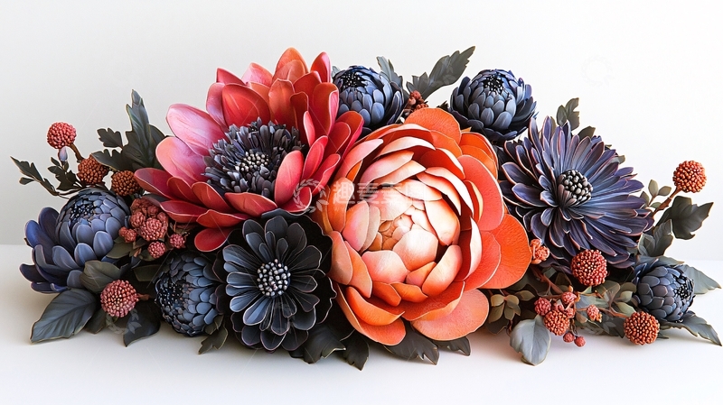 高清大图下载【趣麦麦图】手工花卉作品