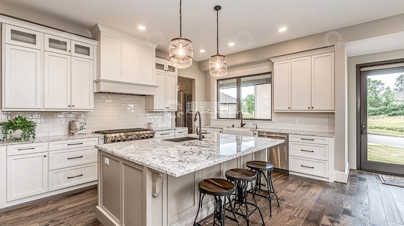 高清大图下载【趣麦麦图】现代简约风格开放式厨房