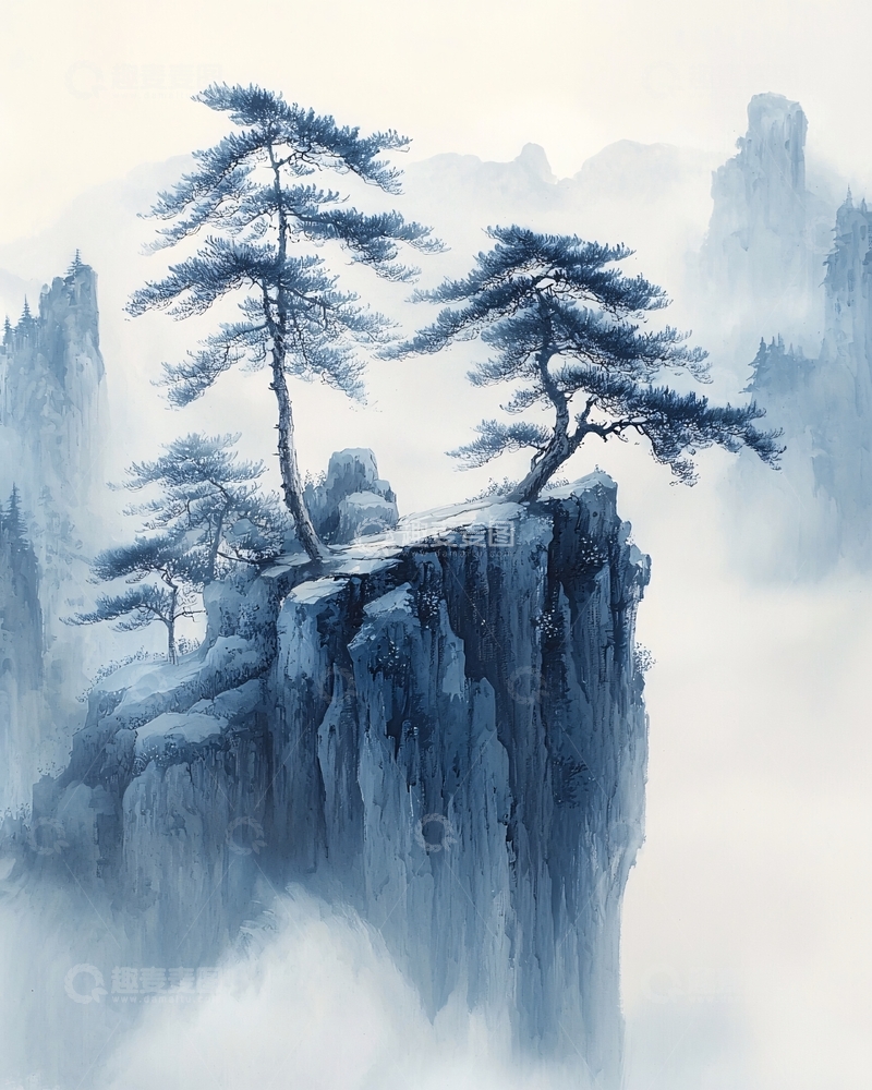 高清大图下载【趣麦麦图】水墨画