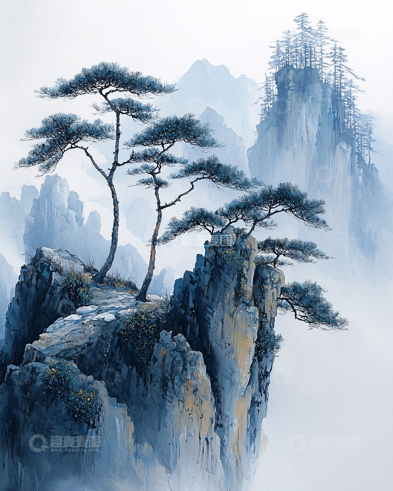 高清大图下载【趣麦麦图】水墨画