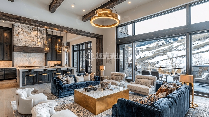 高清大图下载【趣麦麦图】豪华客厅