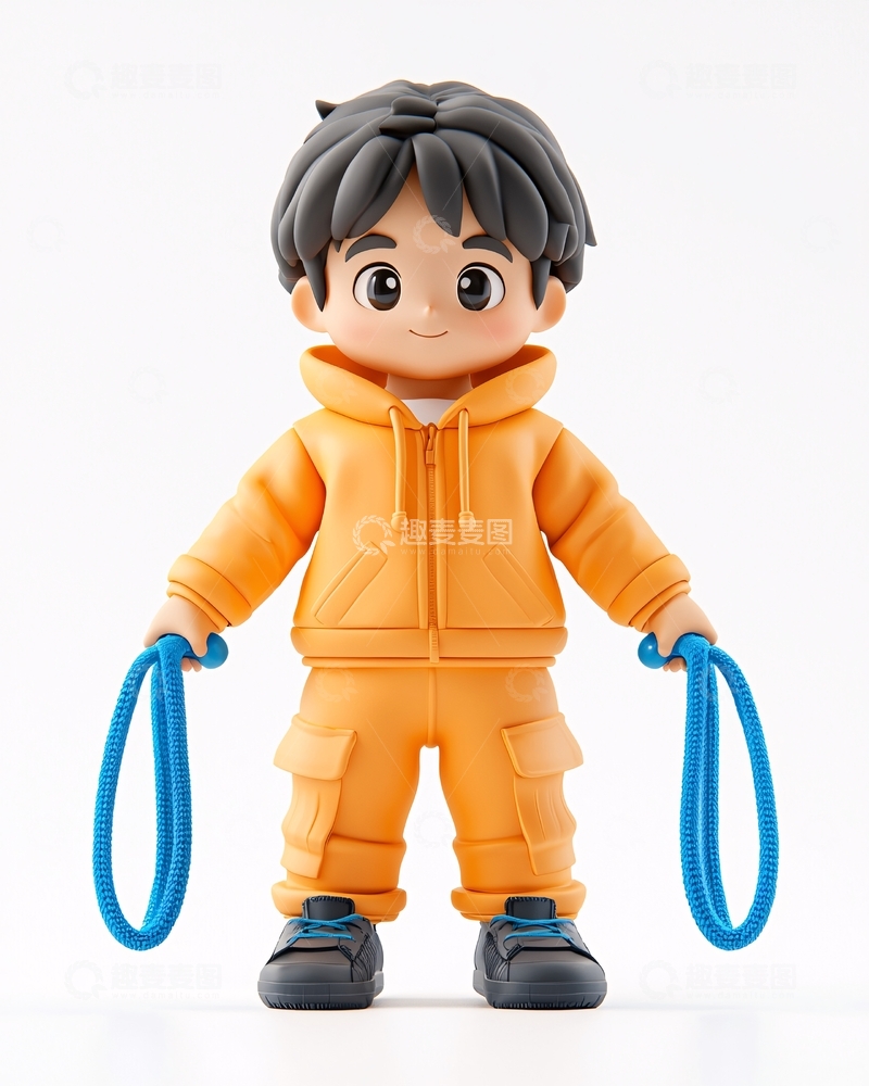 高清大图下载【趣麦麦图】卡通男孩