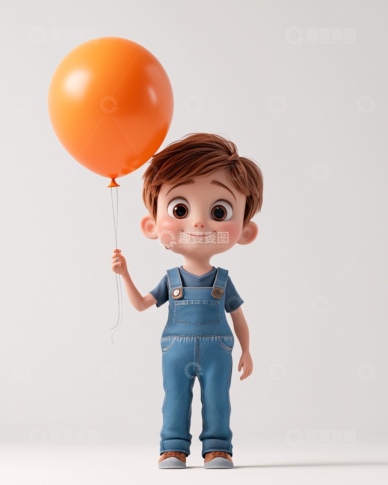 高清大图下载【趣麦麦图】卡通男孩