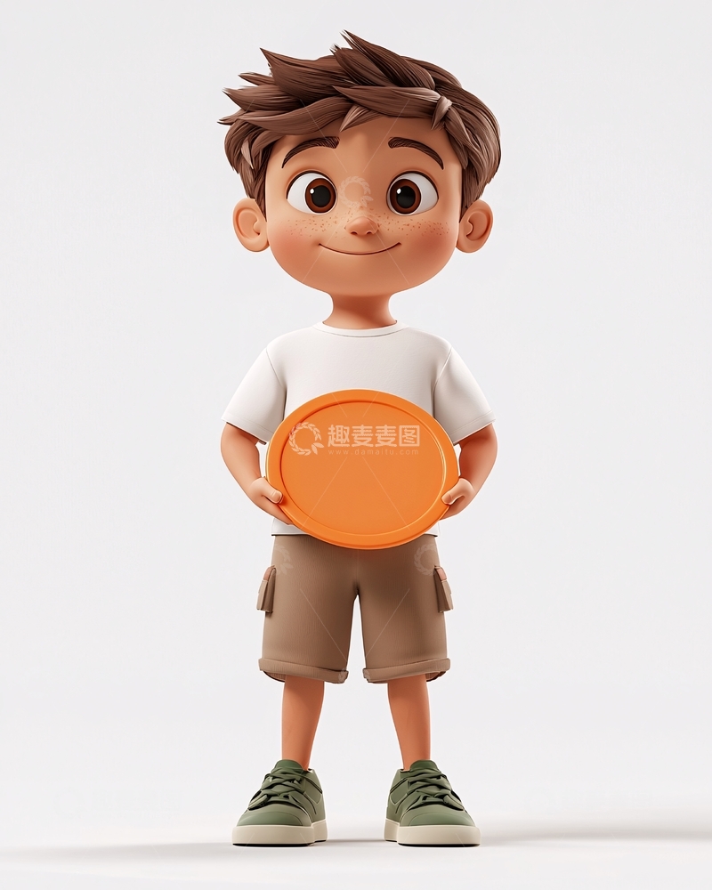 高清大图下载【趣麦麦图】卡通男孩