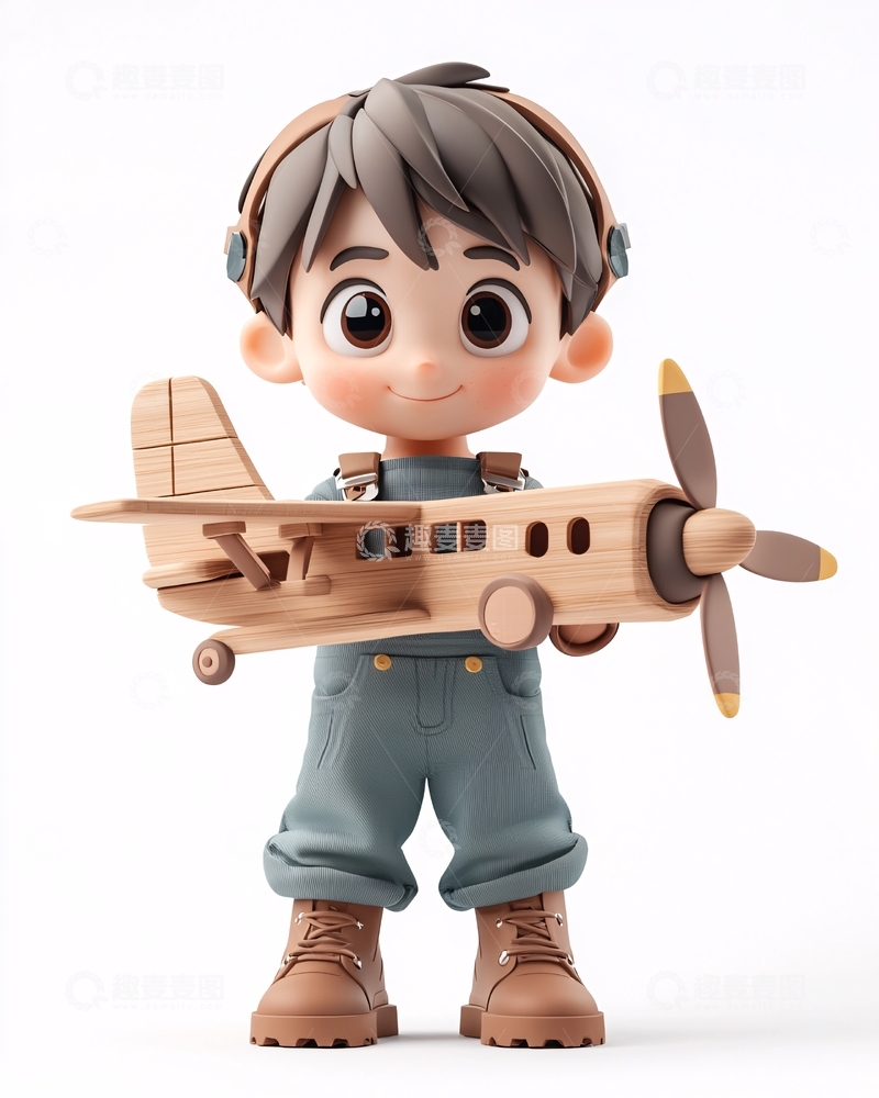 高清大图下载【趣麦麦图】可爱卡通男孩