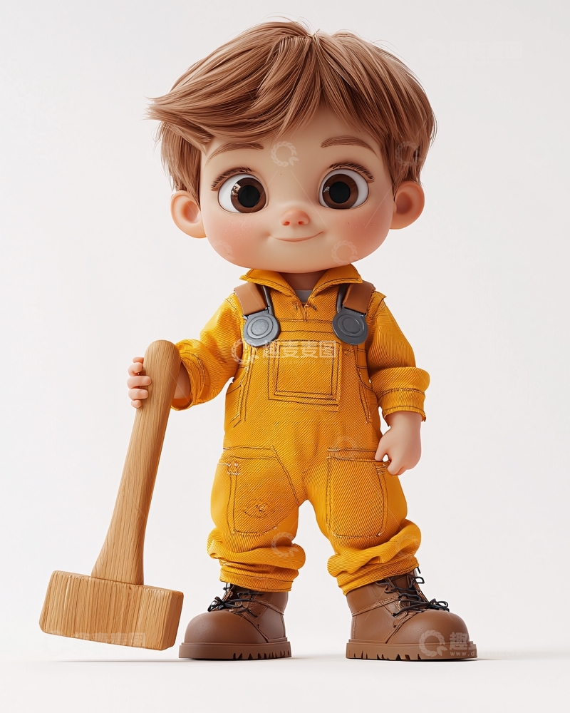 高清大图下载【趣麦麦图】可爱卡通小男孩