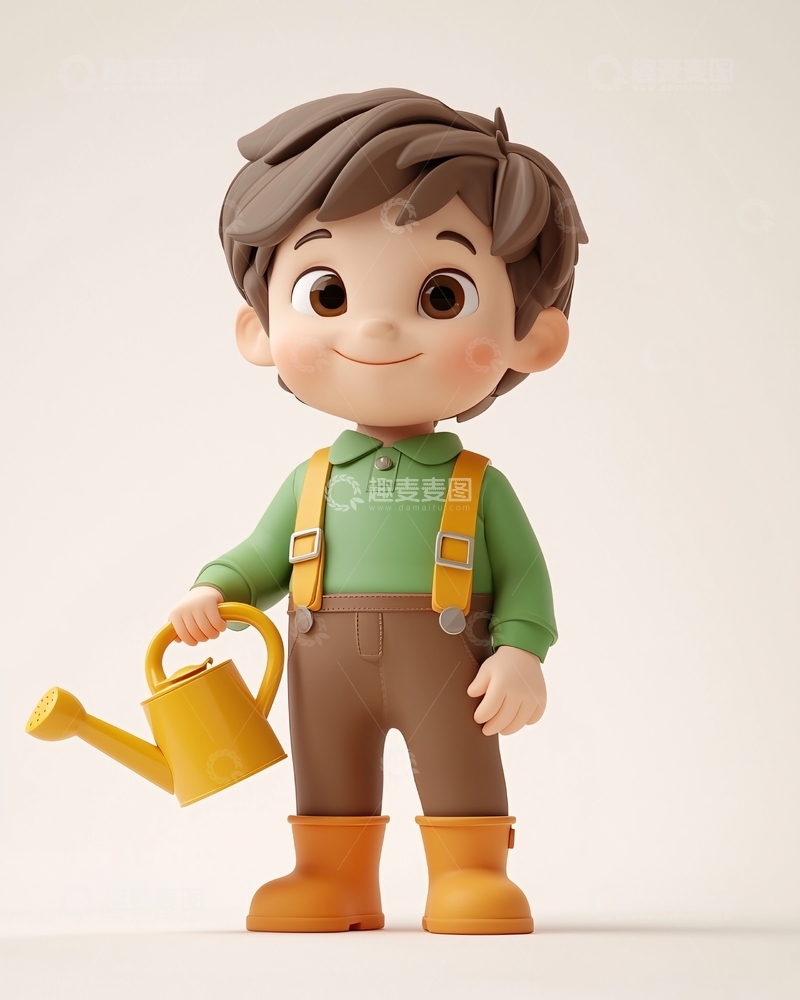 高清大图下载【趣麦麦图】卡通男孩