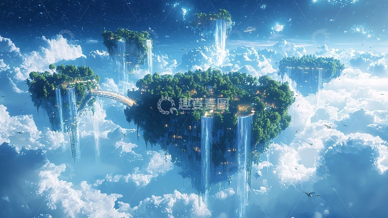 高清大图下载【趣麦麦图】天空之城