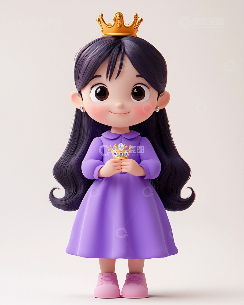 高清大图下载【趣麦麦图】卡通公主
