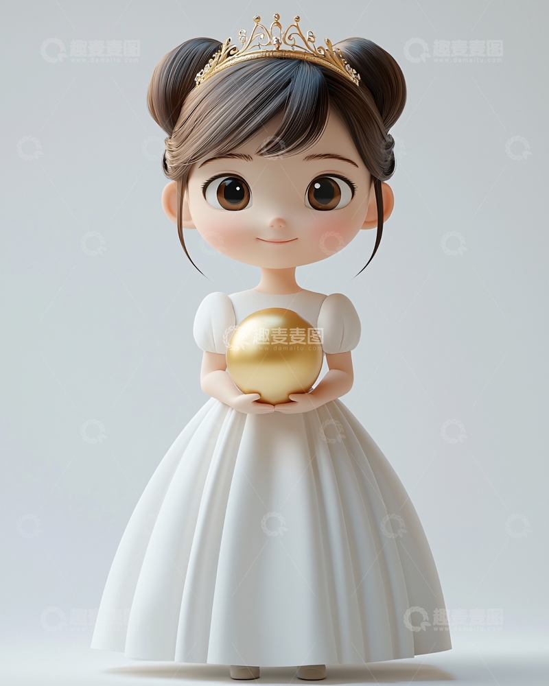 高清大图下载【趣麦麦图】可爱公主