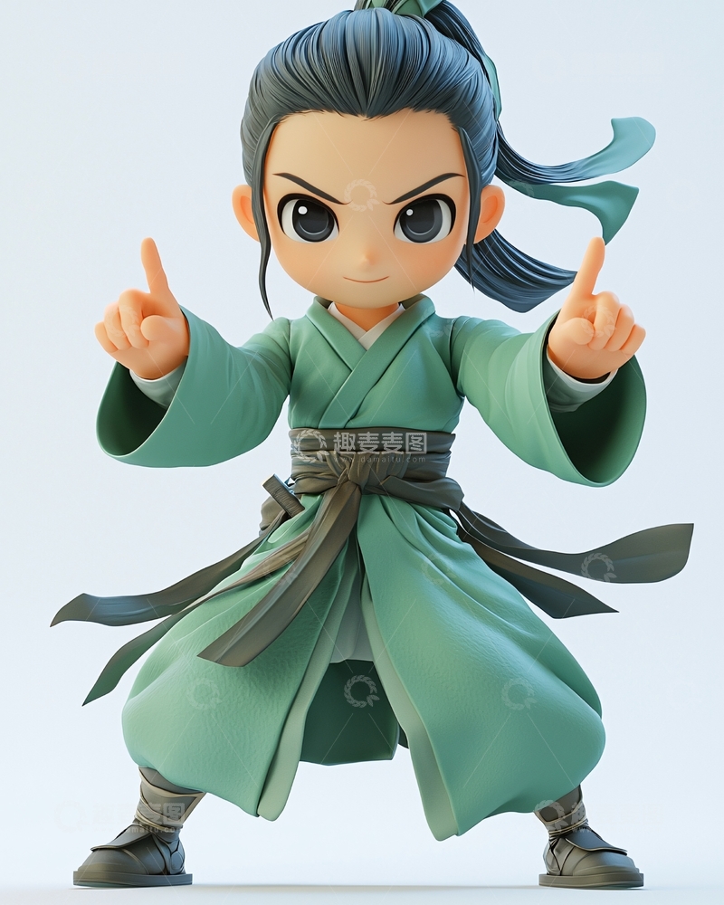 高清大图下载【趣麦麦图】古风男童