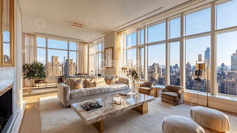 高清大图下载【趣麦麦图】高端公寓客厅