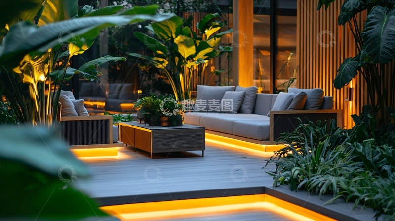 高清大图下载【趣麦麦图】庭院灯光设计
