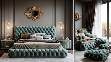 奢华复古卧室设计