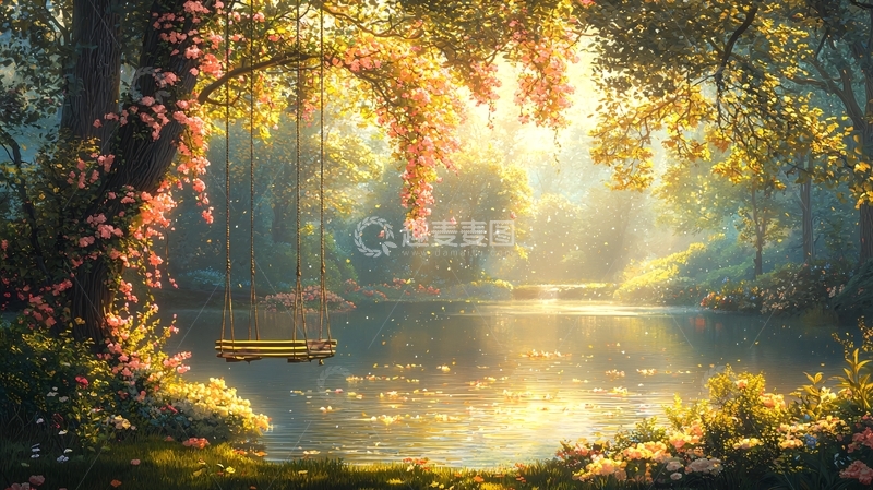 高清大图下载【趣麦麦图】梦幻森林仙境