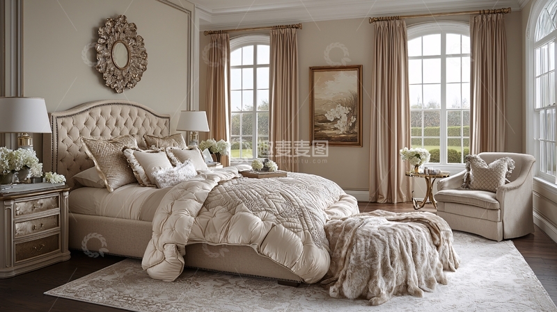 高清大图下载【趣麦麦图】欧式卧室设计