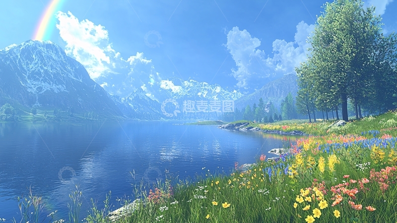 高清大图下载【趣麦麦图】彩虹