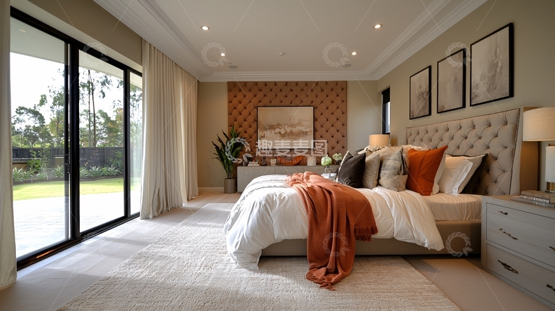 高清大图下载【趣麦麦图】现代简约卧室设计131