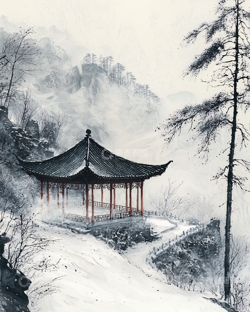 高清大图下载【趣麦麦图】水墨画