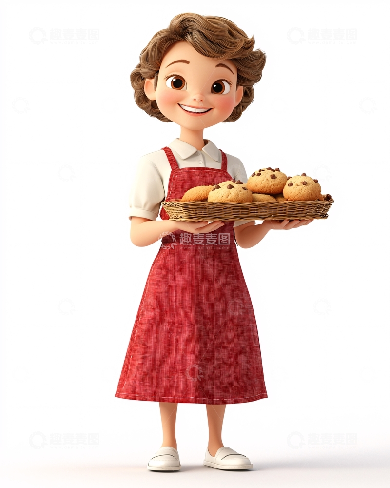 高清大图下载【趣麦麦图】卡通女孩144
