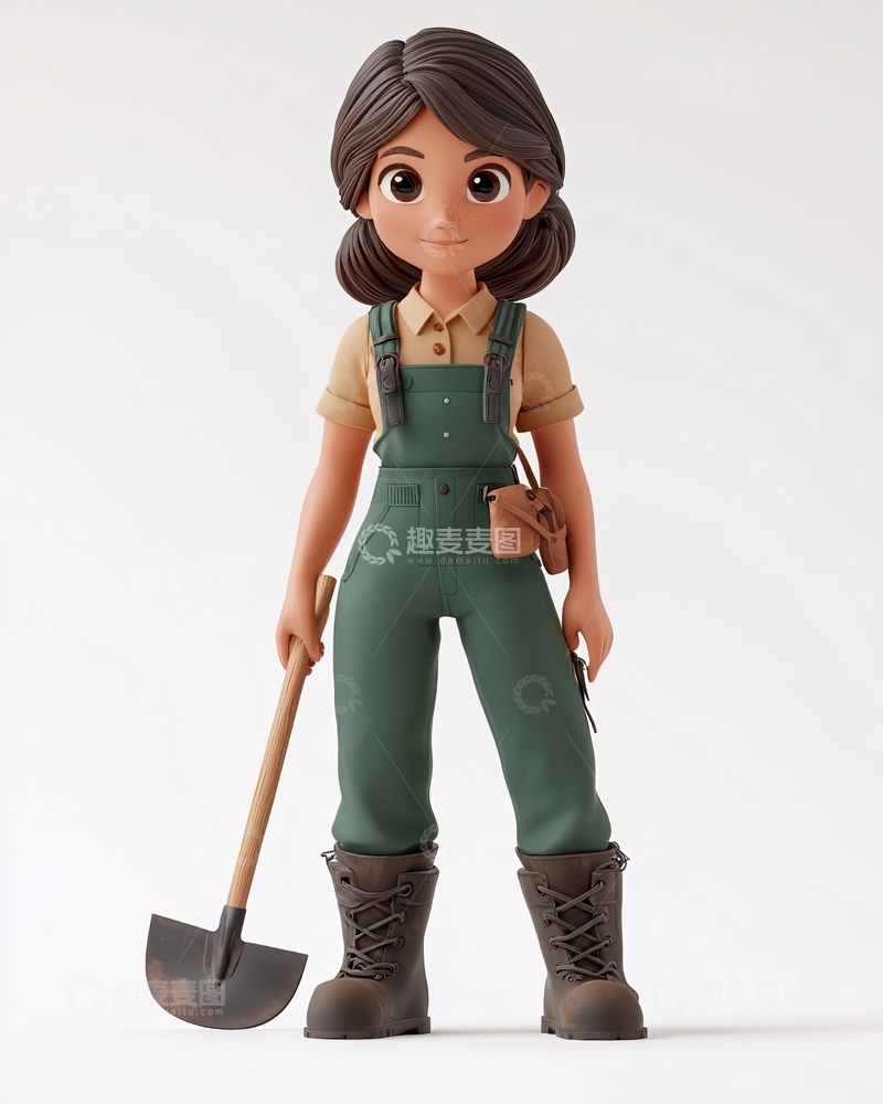 高清大图下载【趣麦麦图】卡通女孩151