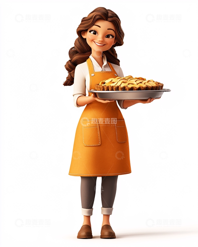 高清大图下载【趣麦麦图】卡通女孩159