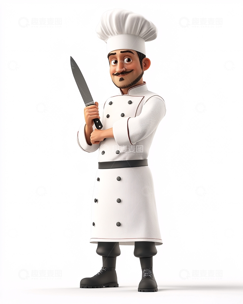 高清大图下载【趣麦麦图】卡通厨师