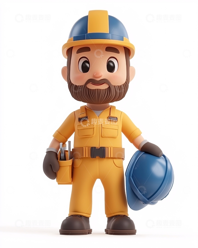 高清大图下载【趣麦麦图】卡通工人32