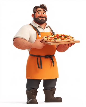 快乐的披萨师傅