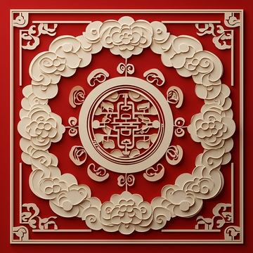 中式喜庆图案