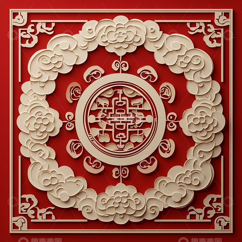 高清大图下载【趣麦麦图】中式喜庆图案