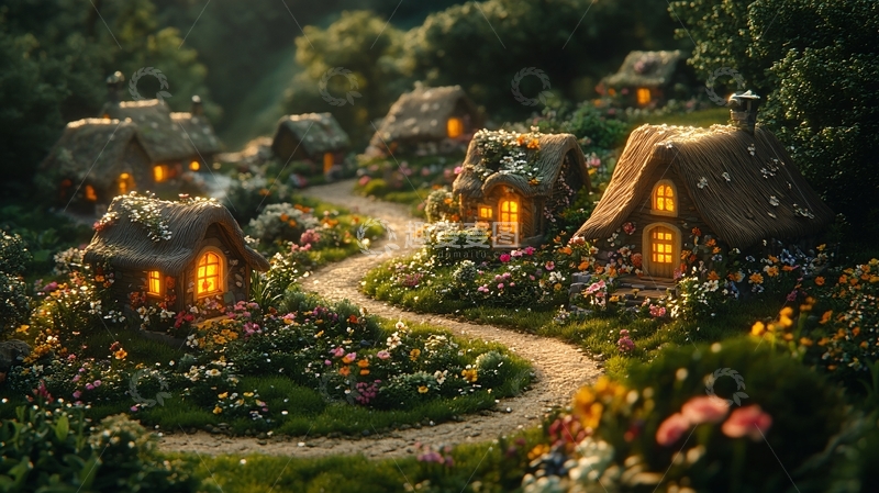 高清大图下载【趣麦麦图】童话般的小村庄