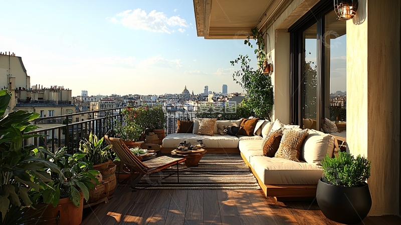高清大图下载【趣麦麦图】阳台景观