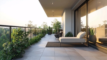 现代简约阳台设计