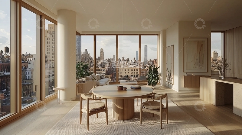 高清大图下载【趣麦麦图】极简风格纽约公寓