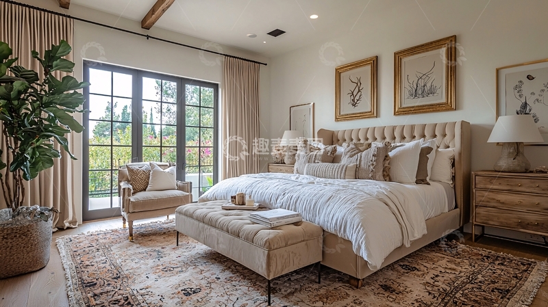高清大图下载【趣麦麦图】现代简约卧室设计133