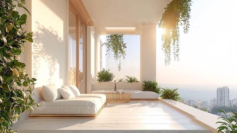 高清大图下载【趣麦麦图】现代简约阳台设计