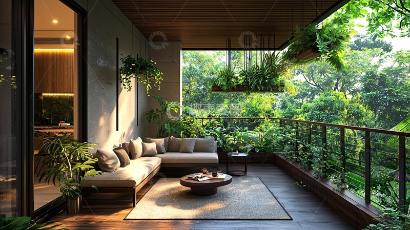 高清大图下载【趣麦麦图】阳台花园设计