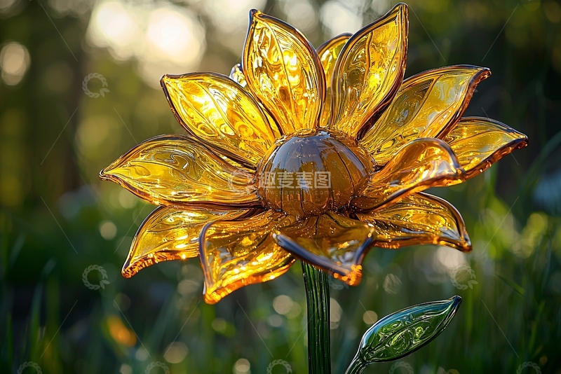 高清大图下载【趣麦麦图】玻璃花