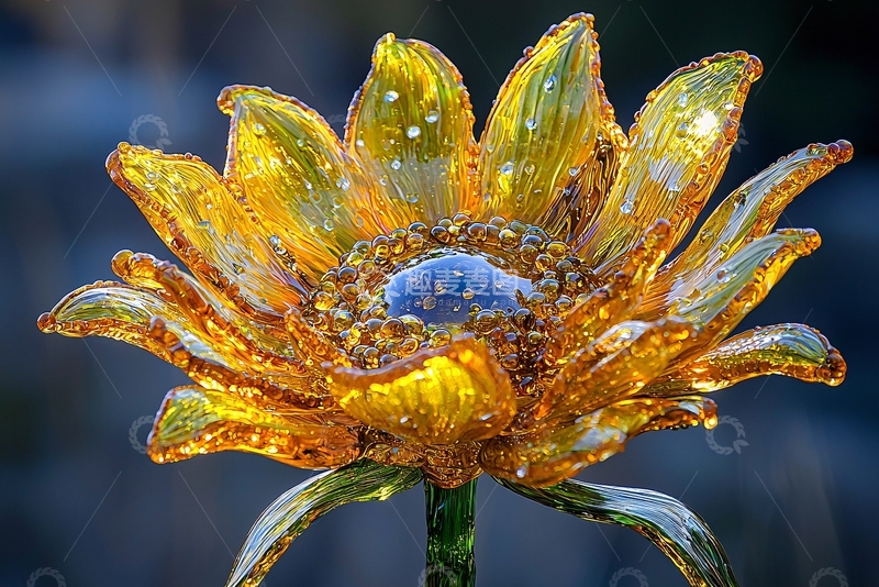 高清大图下载【趣麦麦图】玻璃向日葵