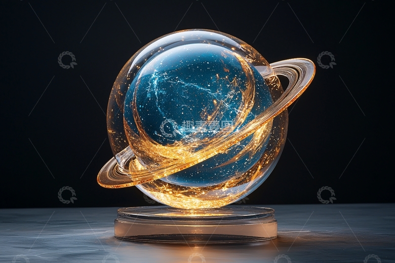 高清大图下载【趣麦麦图】水晶地球仪